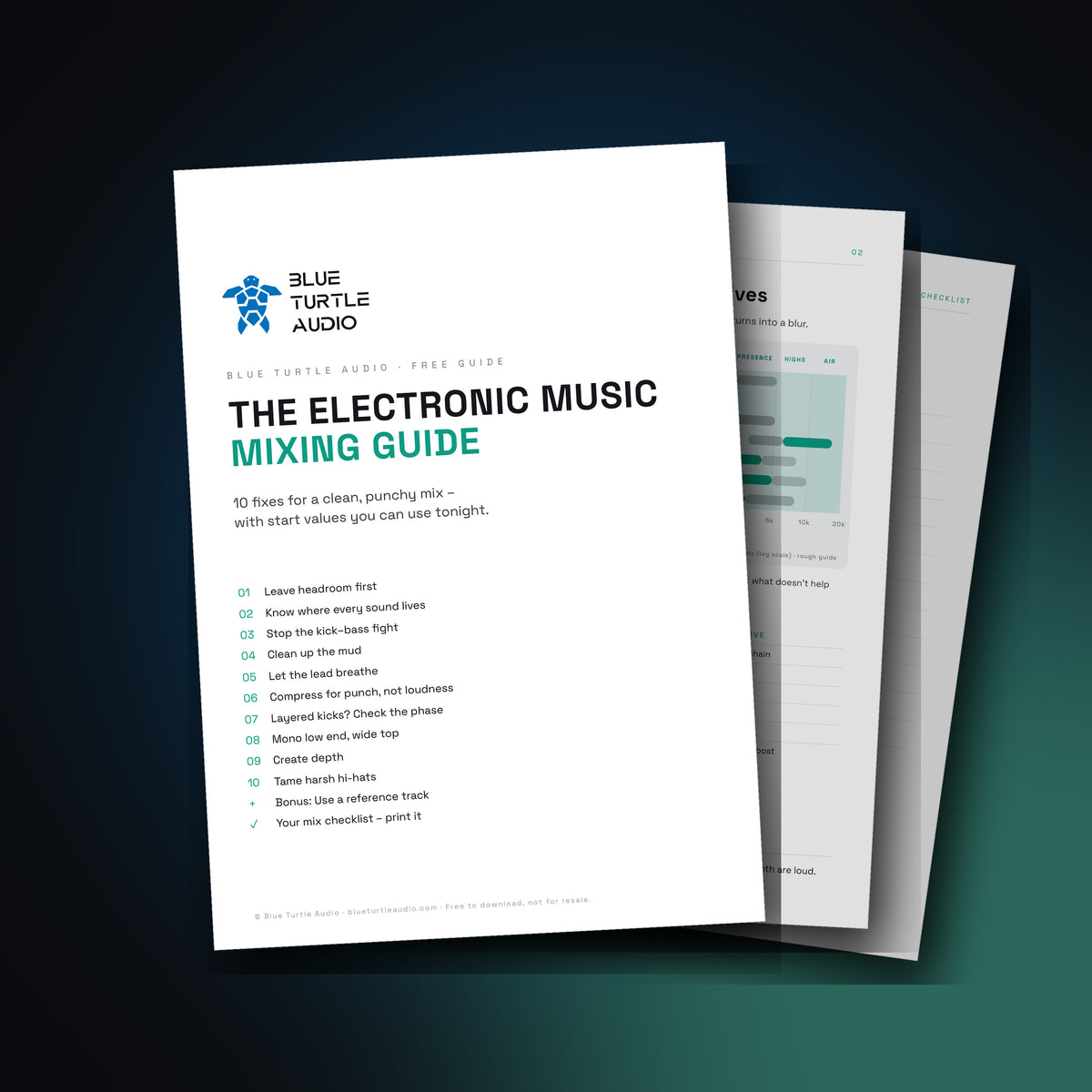 The Electronic Music Mixing Guide – free PDF by Blue Turtle Audio